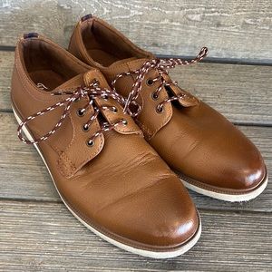 Boys Florsheim Brown Oxford Shoes, Sz 7M 16630-221